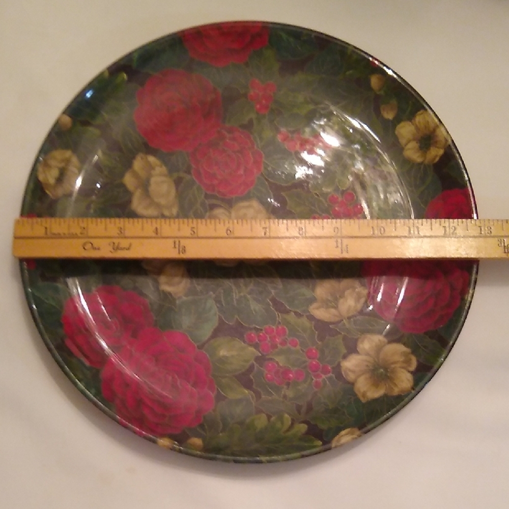 Floral Holiday Decor Plate Set - Picture 3 of 6